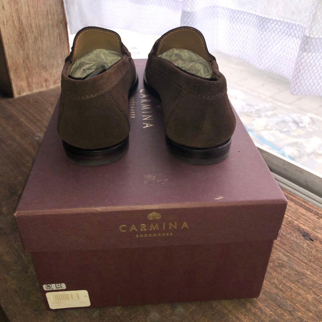 ひでし様専用 CARMINA brown suède bit Loafer - メルカリ