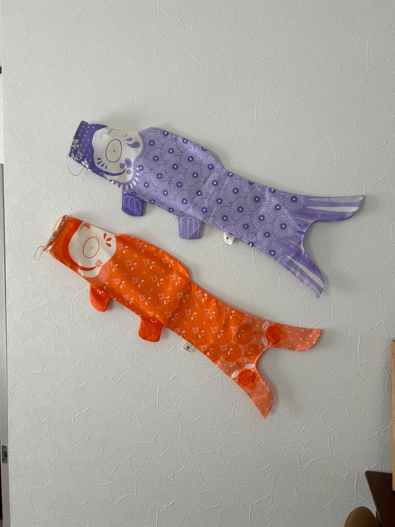 マダムモー　紫とオレンジの鯉のぼり 楽天市場】【こいのぼり【Madame MO マダムモー】 Sサイズ 70cm