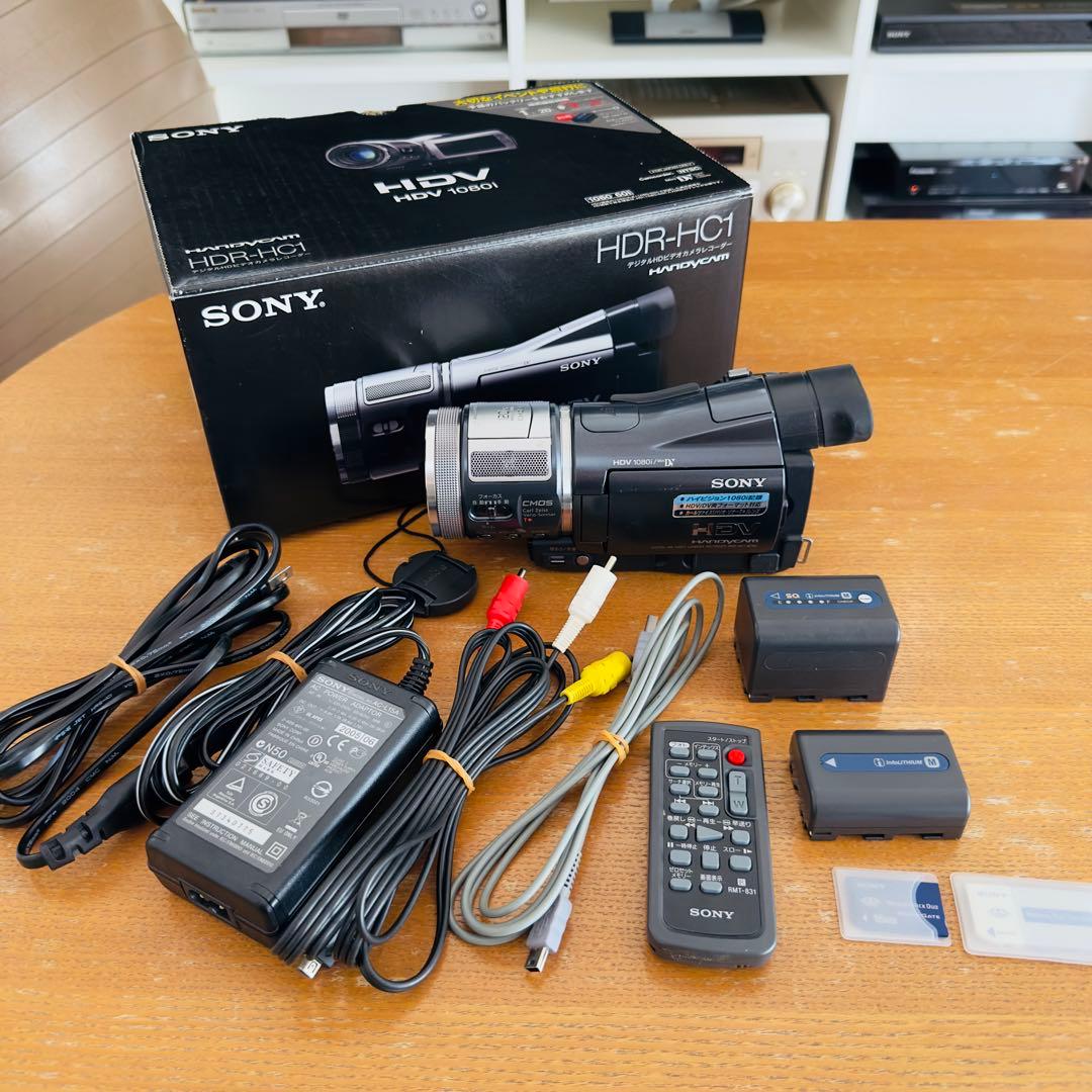 本日価格】SONY ハンディカム HDR-HC1 ビデオカメラ ジャンク品 - メルカリ