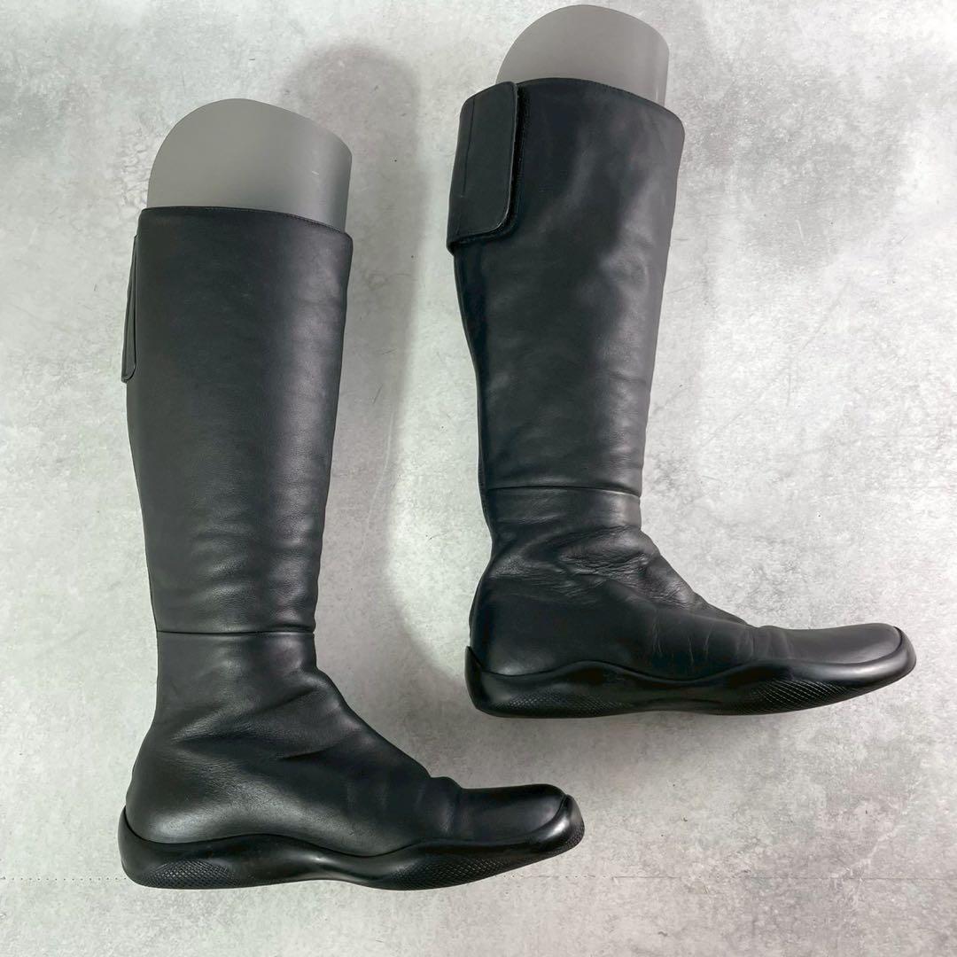 PRADA プラダスポーツ ロングブーツ 35.5 アーカイブ センタージップ