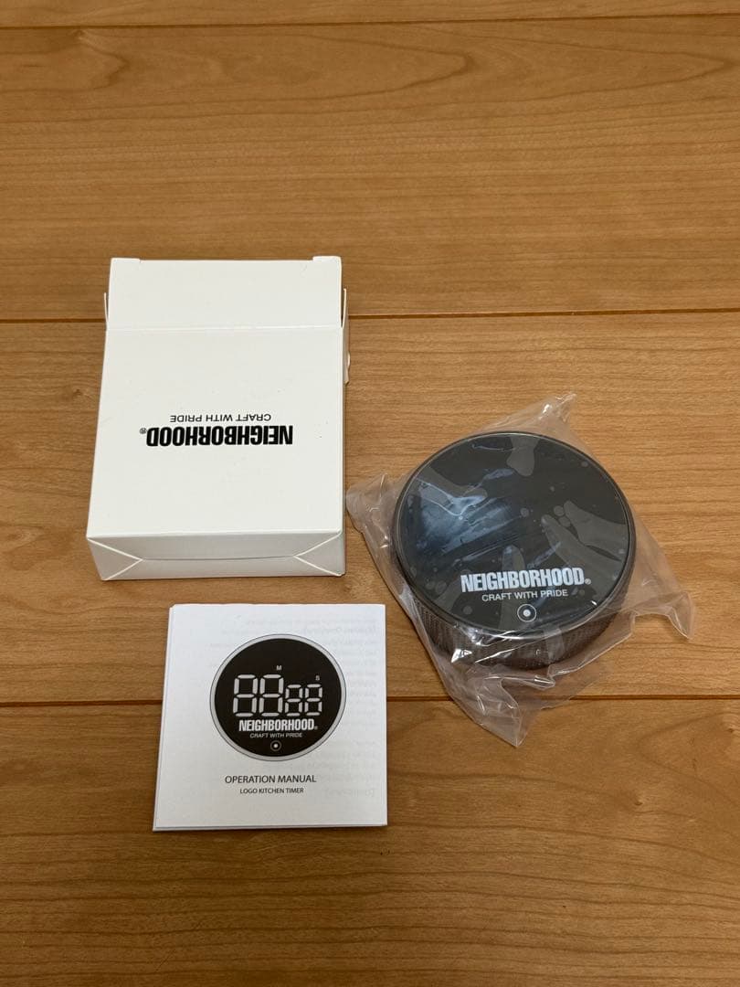 【新品未使用】NEIGHBORHOOD LOGO KITCHEN TIMER Neighborhood Logo Kitchen Timer 252WFNH-AC04 / Black | OVERKILL