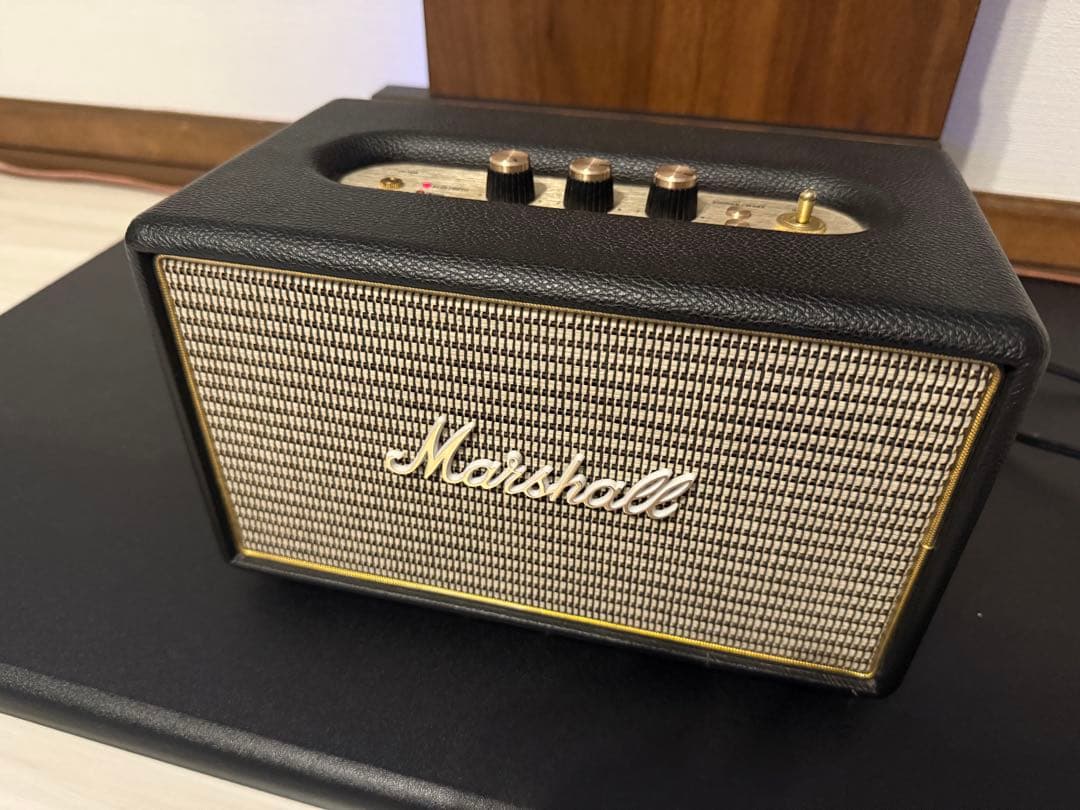 箱付きほぼ新品　Marshall ワイヤレススピーカー　ACTON Marshall（マーシャル） ワイヤレススピーカー ACTON3BLUETOOTH-BROWN
