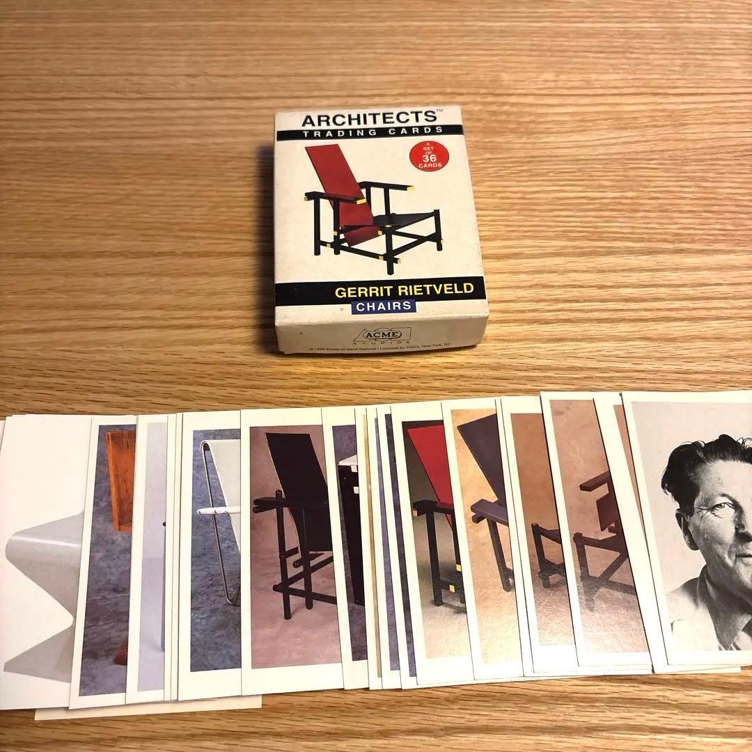Gerrit Rietveld 椅子 トレーディングカード 36枚セット - アート