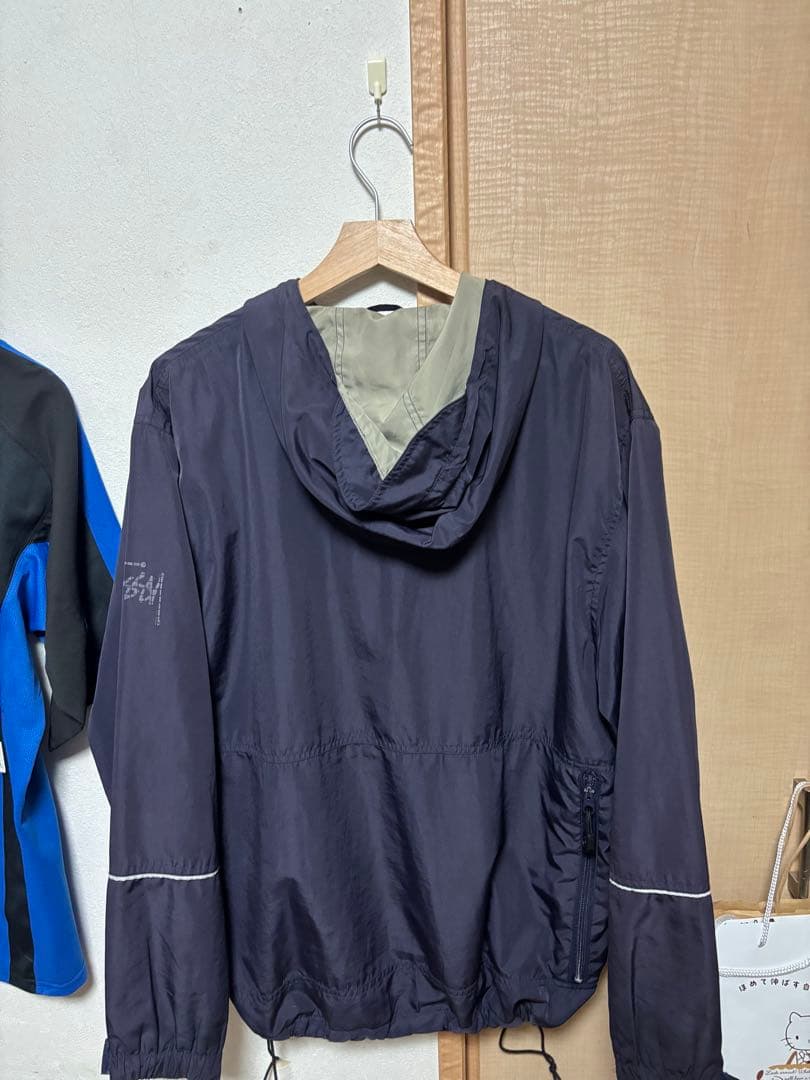 希少】90s STUSSY Nylon Jacket Navy archive - メルカリ