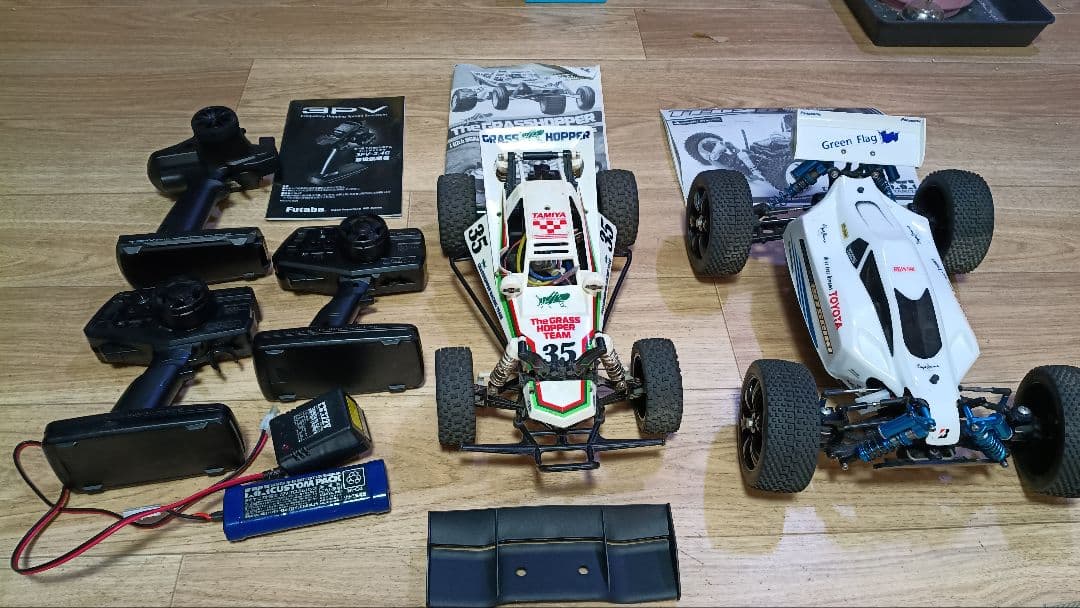 グラスホッパー　TT-02b 　TAMIYA　ジャンクまとめ売り タミヤ RC特別企画商品 1/10RC グラスホッパー (2005) キャンディー