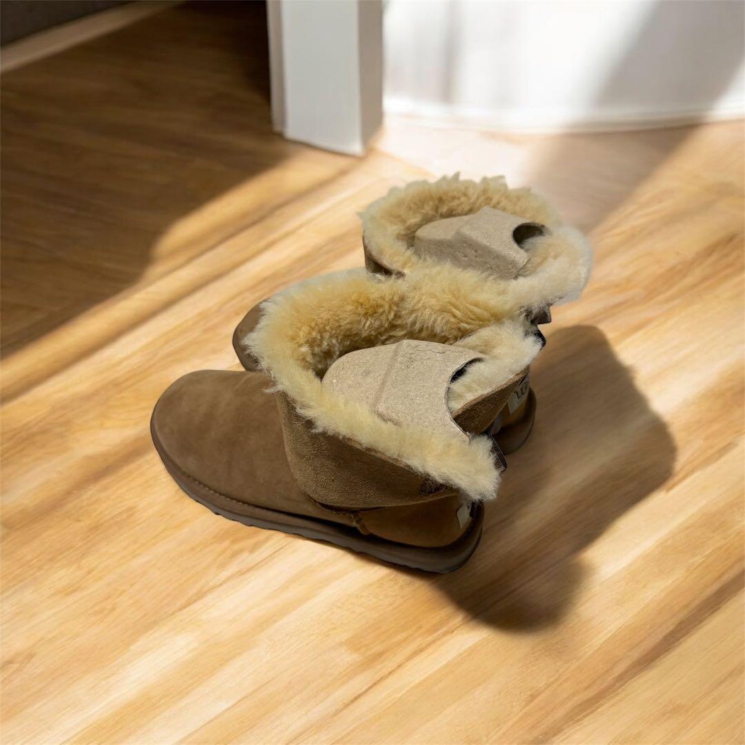 UGG ムートンブーツ リボン付 ブラウン 23cm 正規品