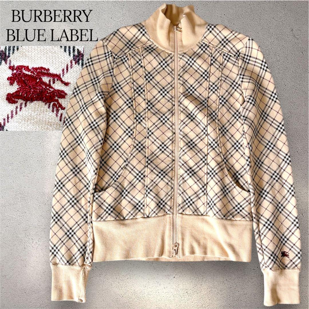 BURBERRY BLUE LABEL ノバチェック ダブルジップ 38 - メルカリ