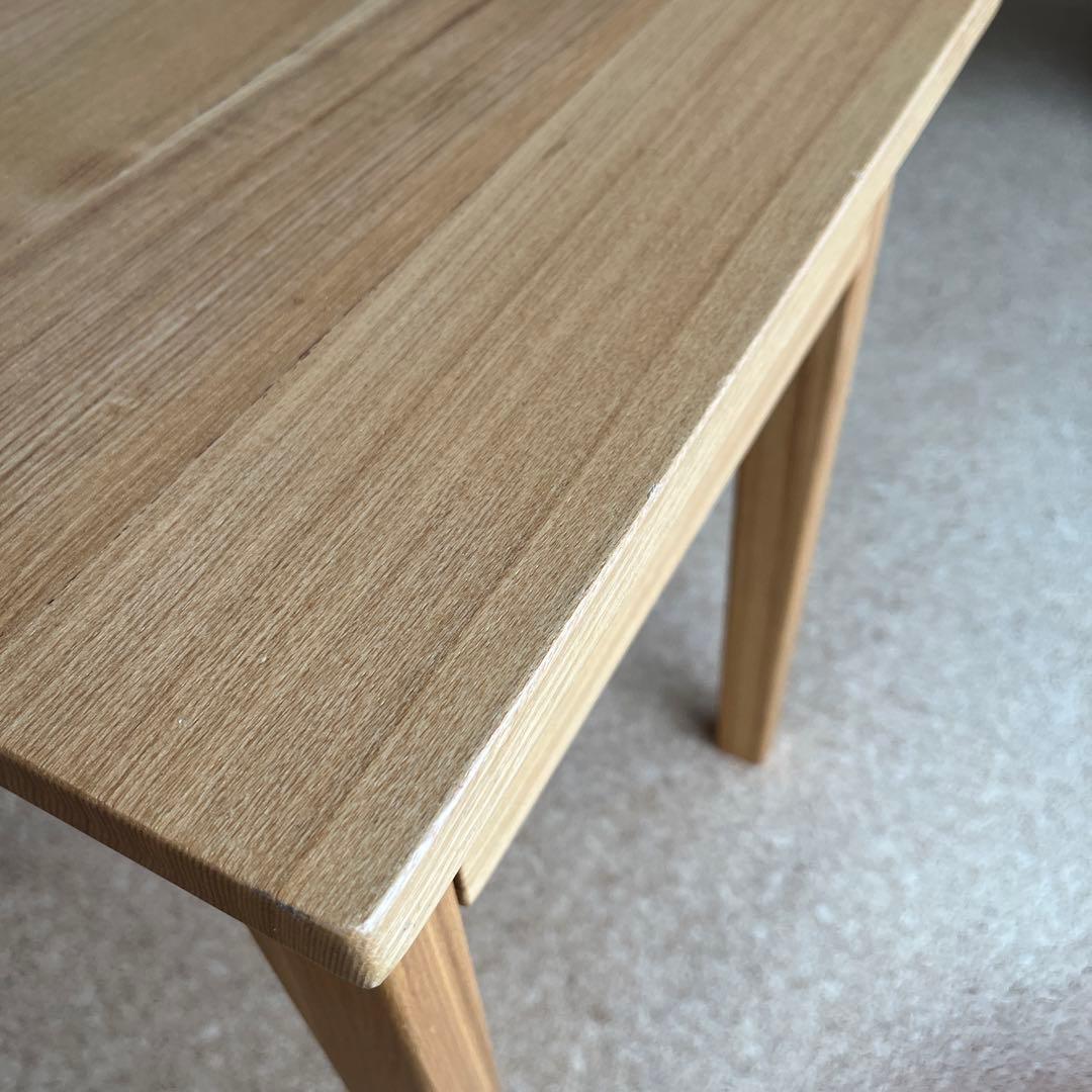 無印良品 タモ材 ベッドサイドテーブル 廃盤品 - メルカリ