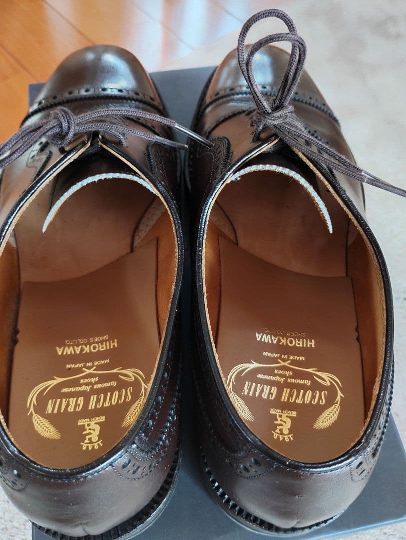 SCOTCH GRAIN スコッチグレイン ブラウン 25.5EEE