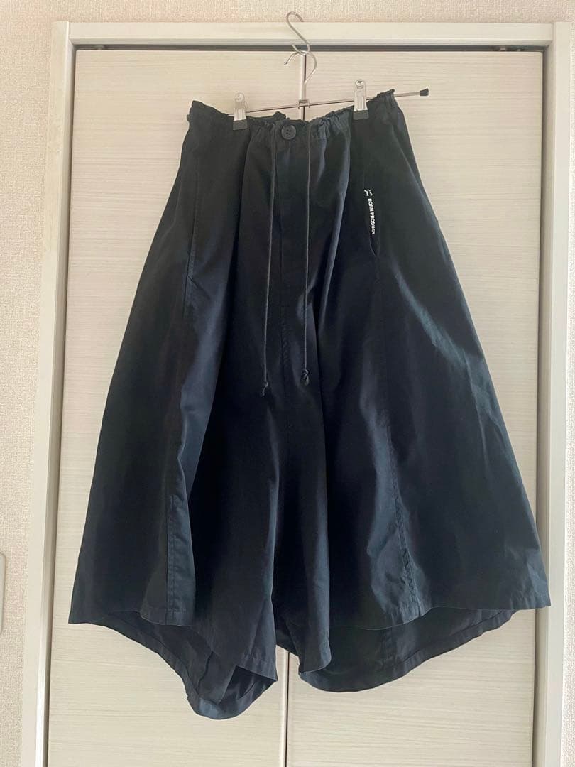 Y's ワイズ ハカマ ガウチョ パンツ 黒　Y’s-BORN PRODUCT PANTS(パンツ)｜パンツY's（ワイズ）｜【公式通販】THE SHOP YOHJI
