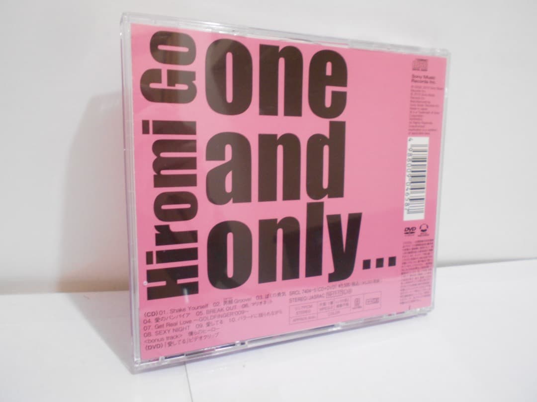 CD＋DVD】郷ひろみ one and only 初回限定盤 - メルカリ