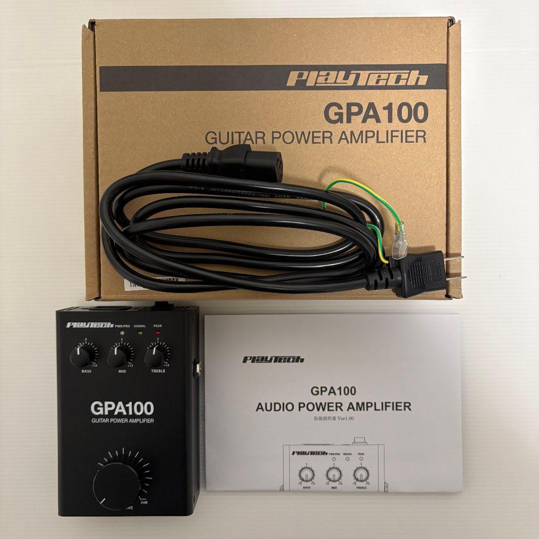☆美品☆可搬性抜群☆PLAYTECH GPA-100 ペダル型軽量パワーアンプ