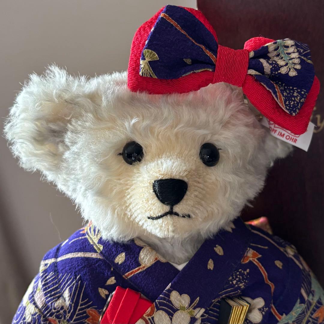 Steiffシュタイフ 千代姫テディベア2002 限定品 希少 着物 - メルカリ