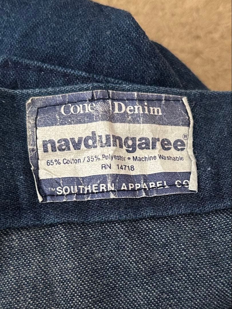 M*2様 70s navdungaree 米軍実物デニムセーラーパンツフレア ベ - メルカリ