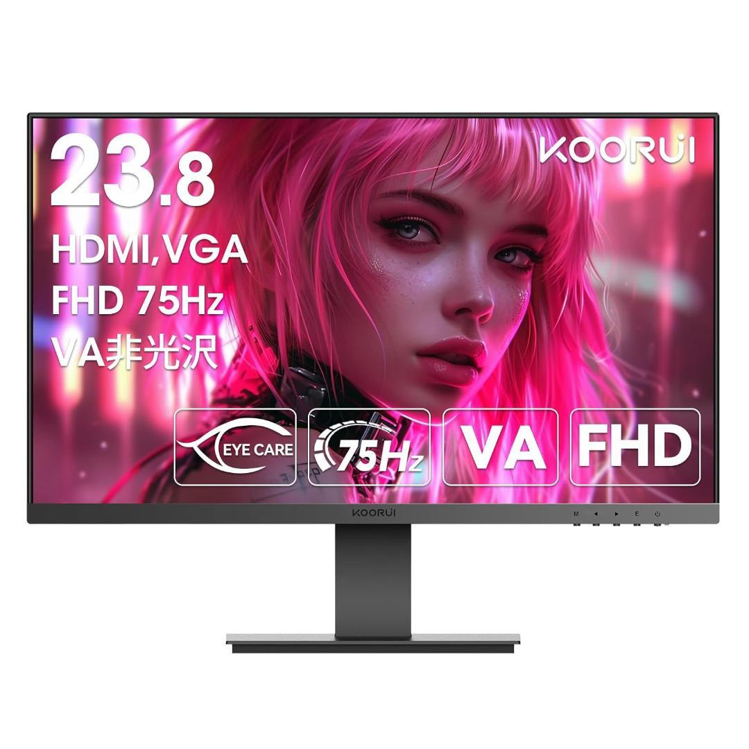 未使用☆KOORUI モニター 23.8インチ 24N1A 楽天市場】24N1A KOORUI モニター 23.8インチ ディスプレイ HDMI 1.4