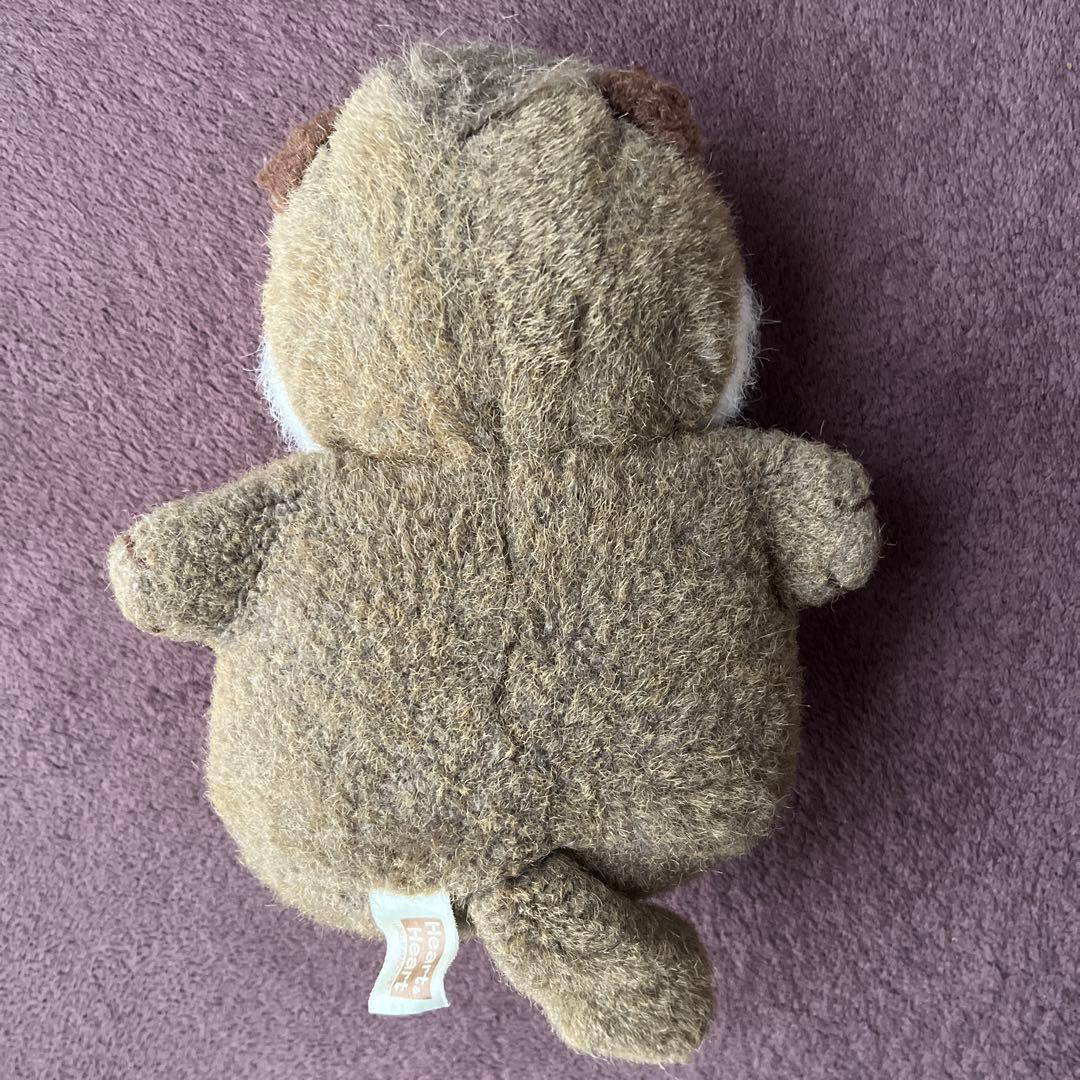 中嶋製作所/Heart＆Heart/たん太/たぬき/ぬいぐるみ/昭和レトロ - メルカリ