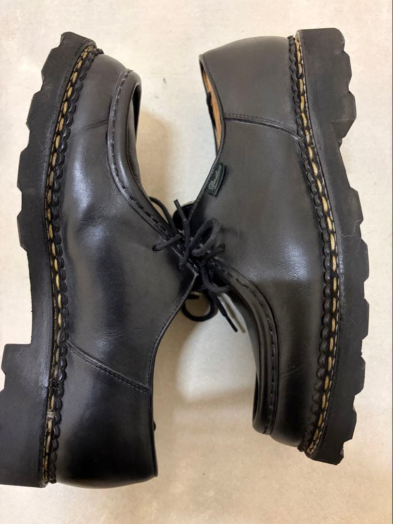 【41（25.5cm）、美品・ソール減り小】Paraboot ミカエル 黒