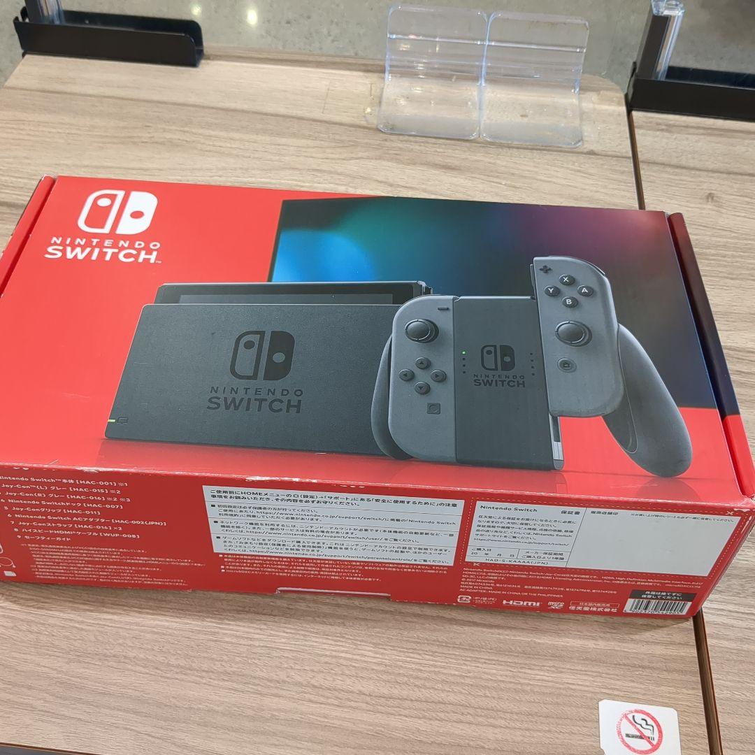 【ほぼ新品】Nintendo Switch バッテリー強化版 グレー 📢買取強化中 ＼ 🔥Nintendo Switch バッテリー強化版🔥 ・新型グレー