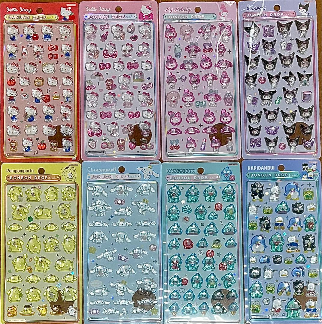 正規品 ボンボンドロップシール サンリオ 第一弾 コンプリートセット サンスター文具 新品 サンリオキャラクターズ グッズ ボンボンドロップ