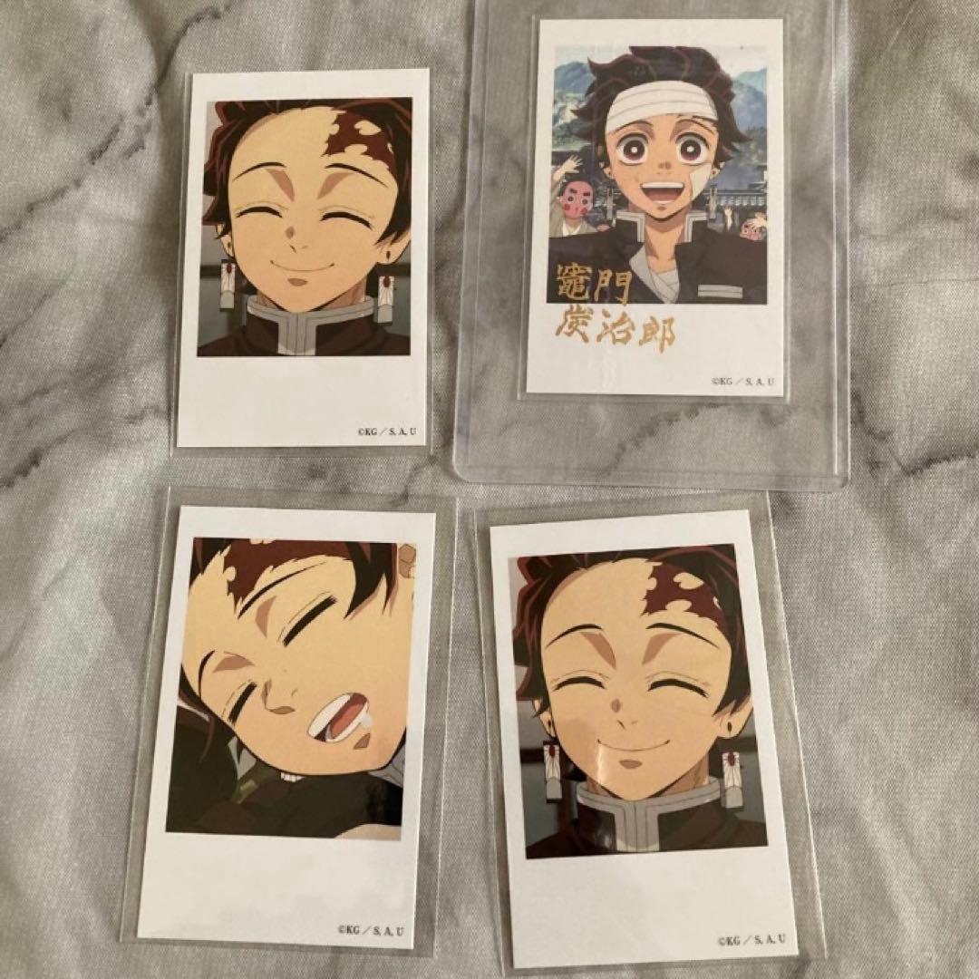 鬼滅の刃 炭治郎 刀鍛冶の里編 絵巻 カフェ チェキ風ブロマイド 箔押し