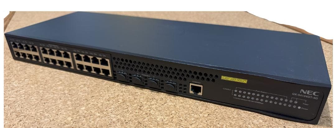 NEC QX-S4124GT-4G 24ポートスイッチングハブ L2 VLAN - メルカリ
