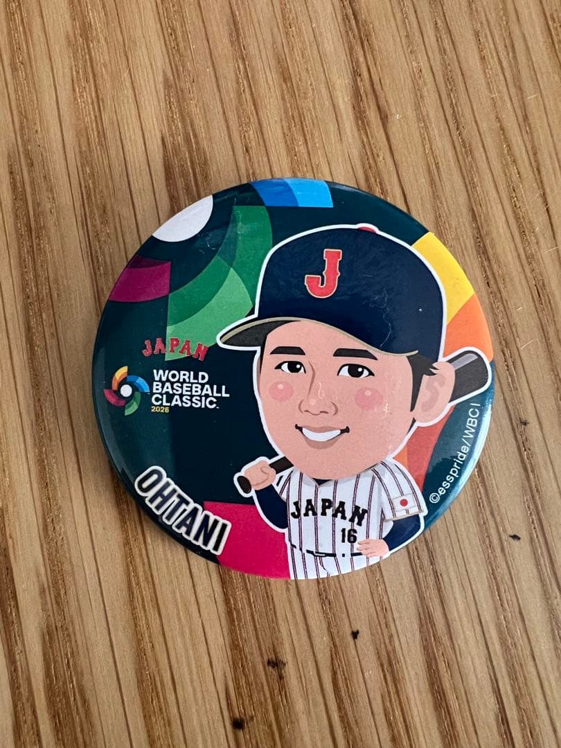 WBC2026 侍ジャパン ガチャガチャ 大谷翔平 缶バッジ - メルカリ