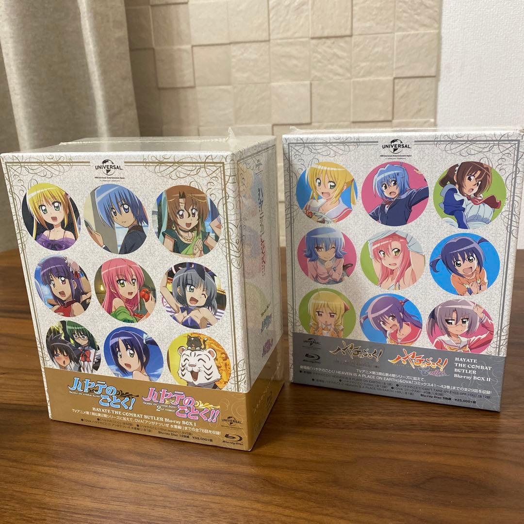 未開封品 ハヤテのごとく! Blu-ray BOX1、2　セット アニメ『ハヤテのごとく！』Blu-ray BOX1/2が再販。劇場版『HEAVEN IS