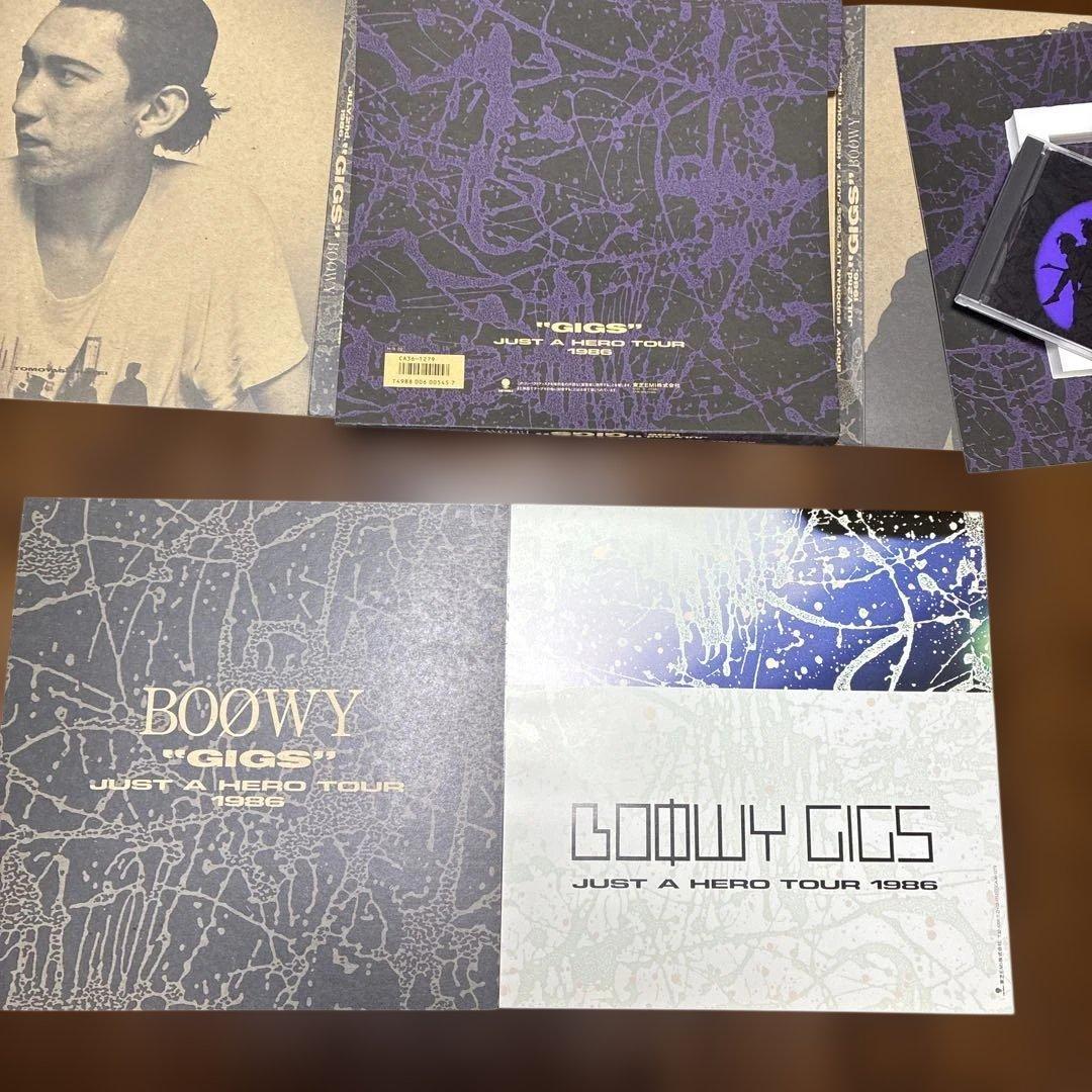 BOØWY \"GIGS\" JUST A HERO TOUR 1986