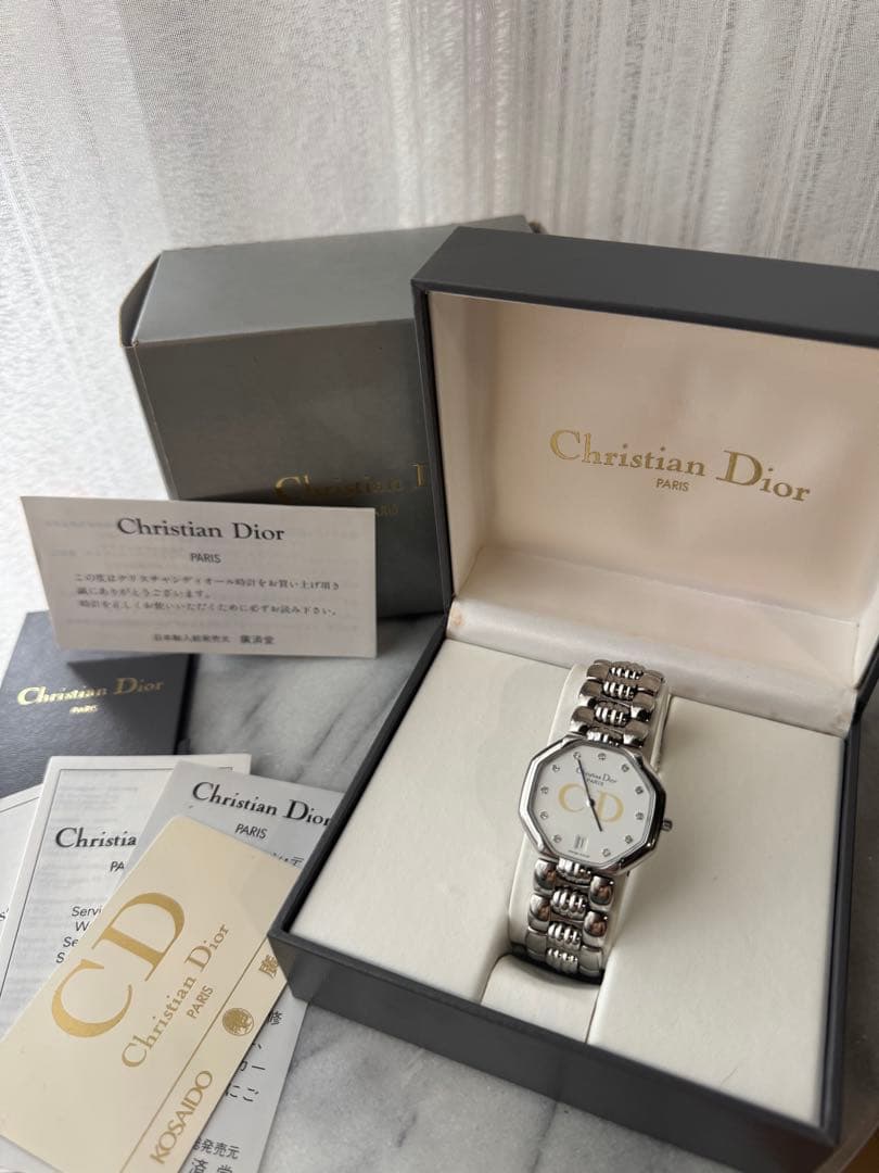 【希少美品✨】Christian Dior 11石ダイヤモンド クォーツ腕時計 Christian Dior（クリスチャン・ディオール） DIOR CD143112M001
