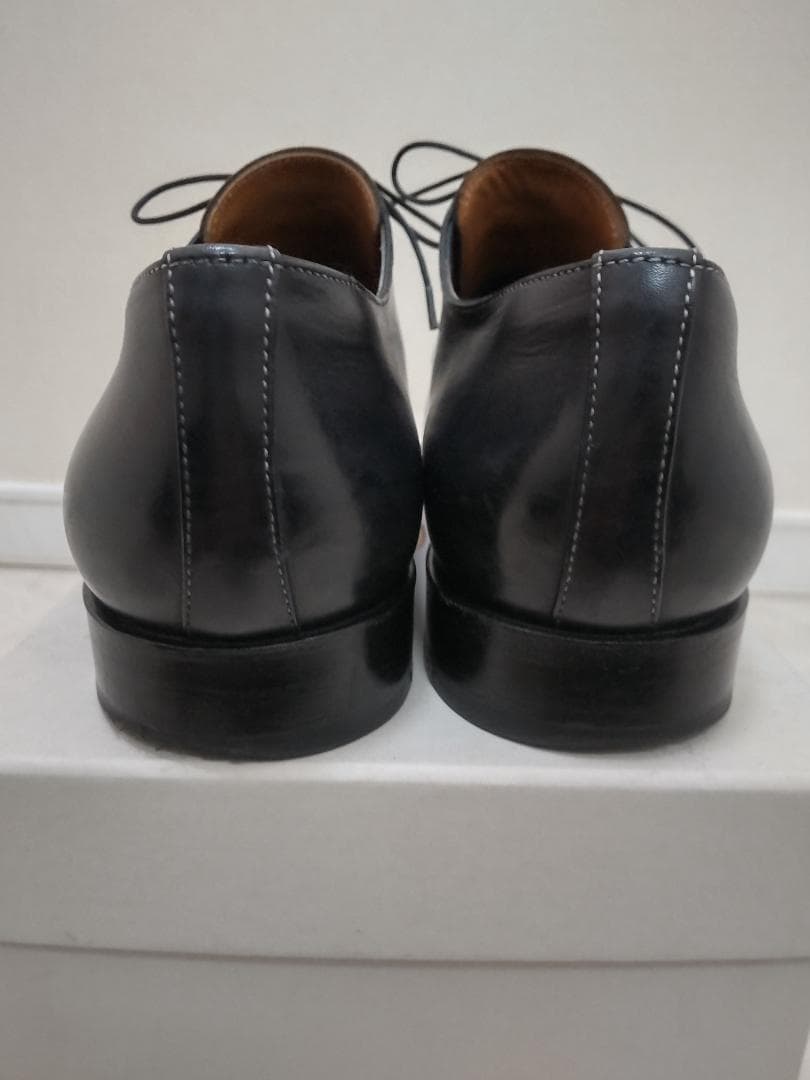 Santoni サントーニ プレーントゥ ダークネイビー 60 65 - メルカリ