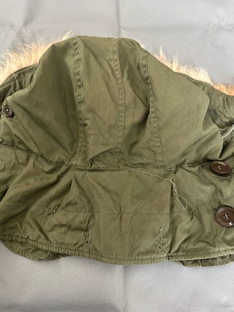 M-51 パーカー用フード ワイヤー折れ2箇所