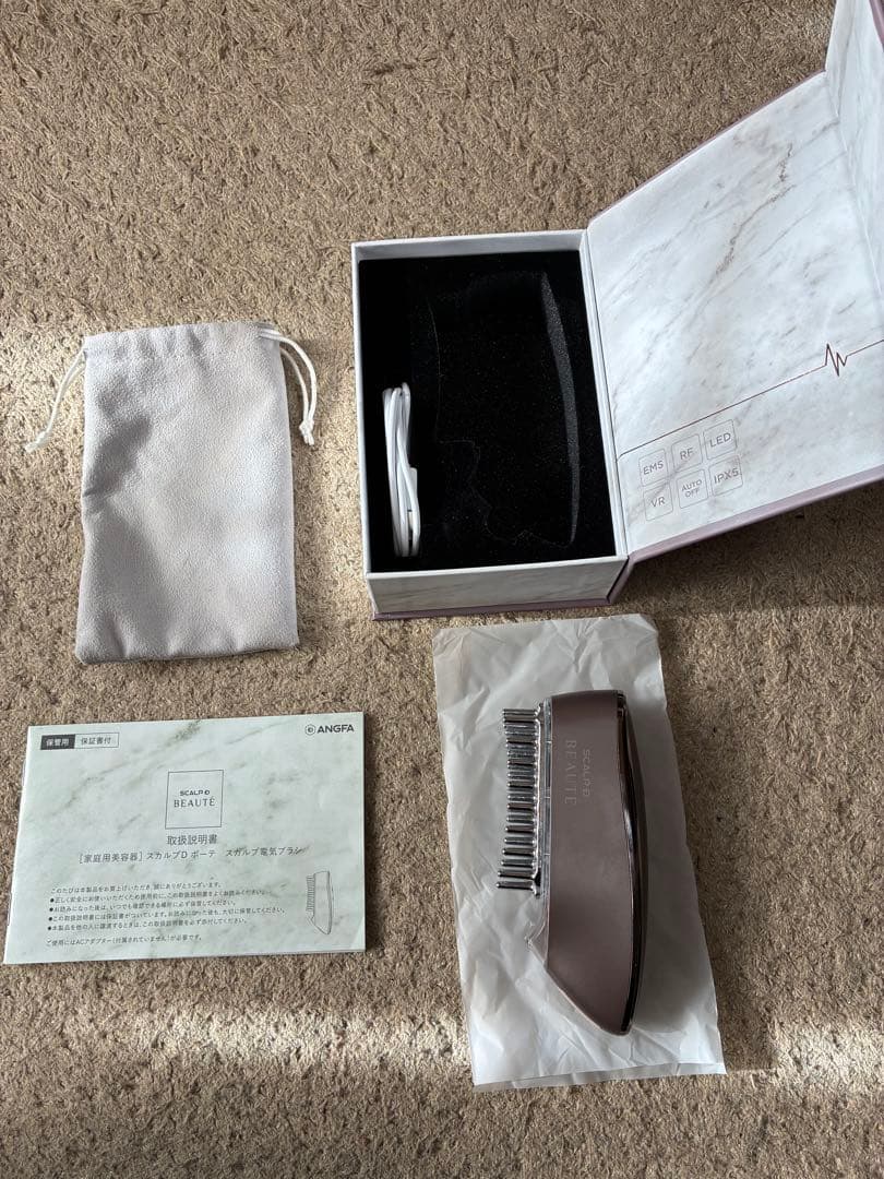 超美品！数回のみ使用　スカルプD ボーテ スカルプ電気ブラシ スカルプ電気ブラシ スカルプD ボーテ KKS189 ［EMS美顔器］｜の通販は
