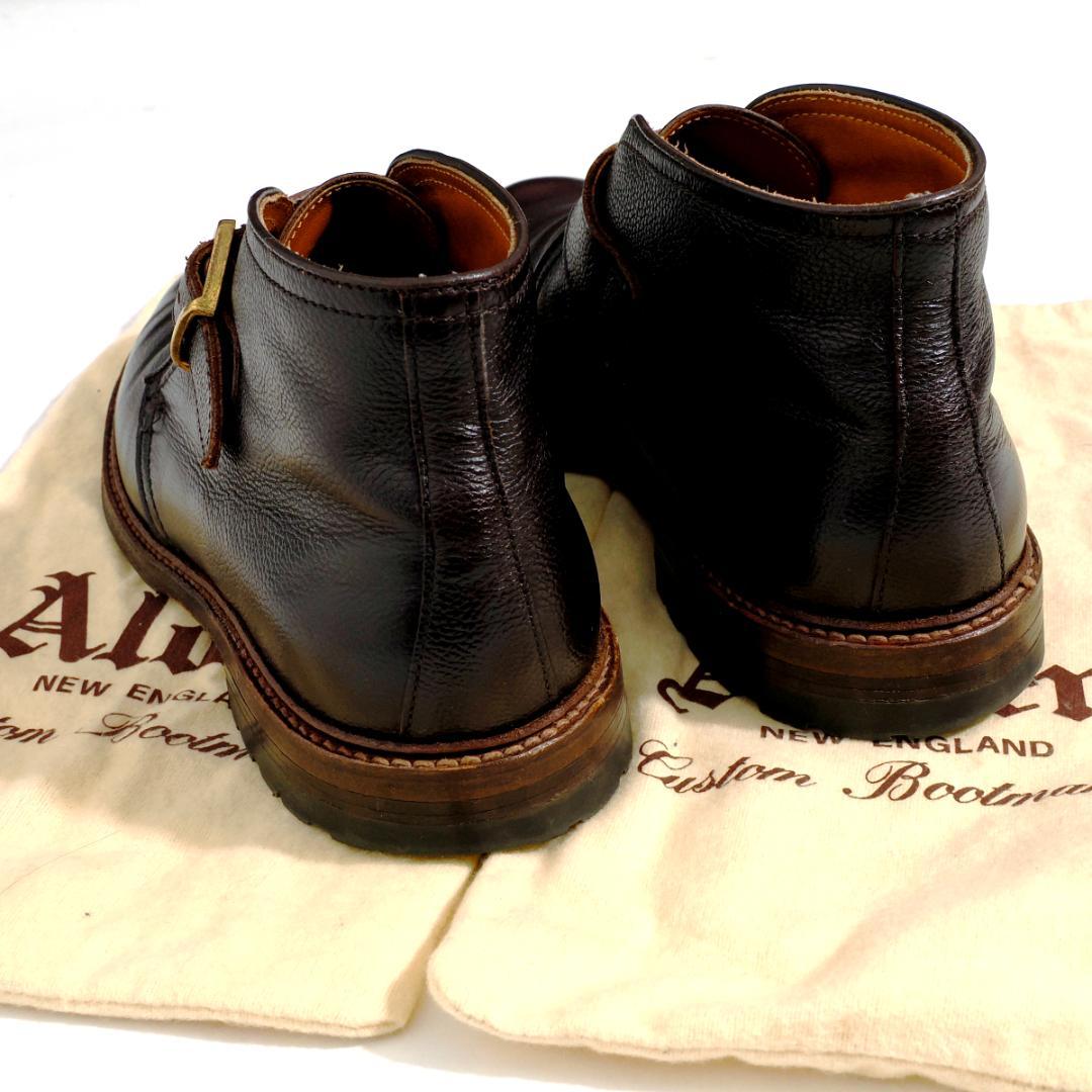 美品 オールデン レジーナグレインレザー ジョージブーツ alden 9D