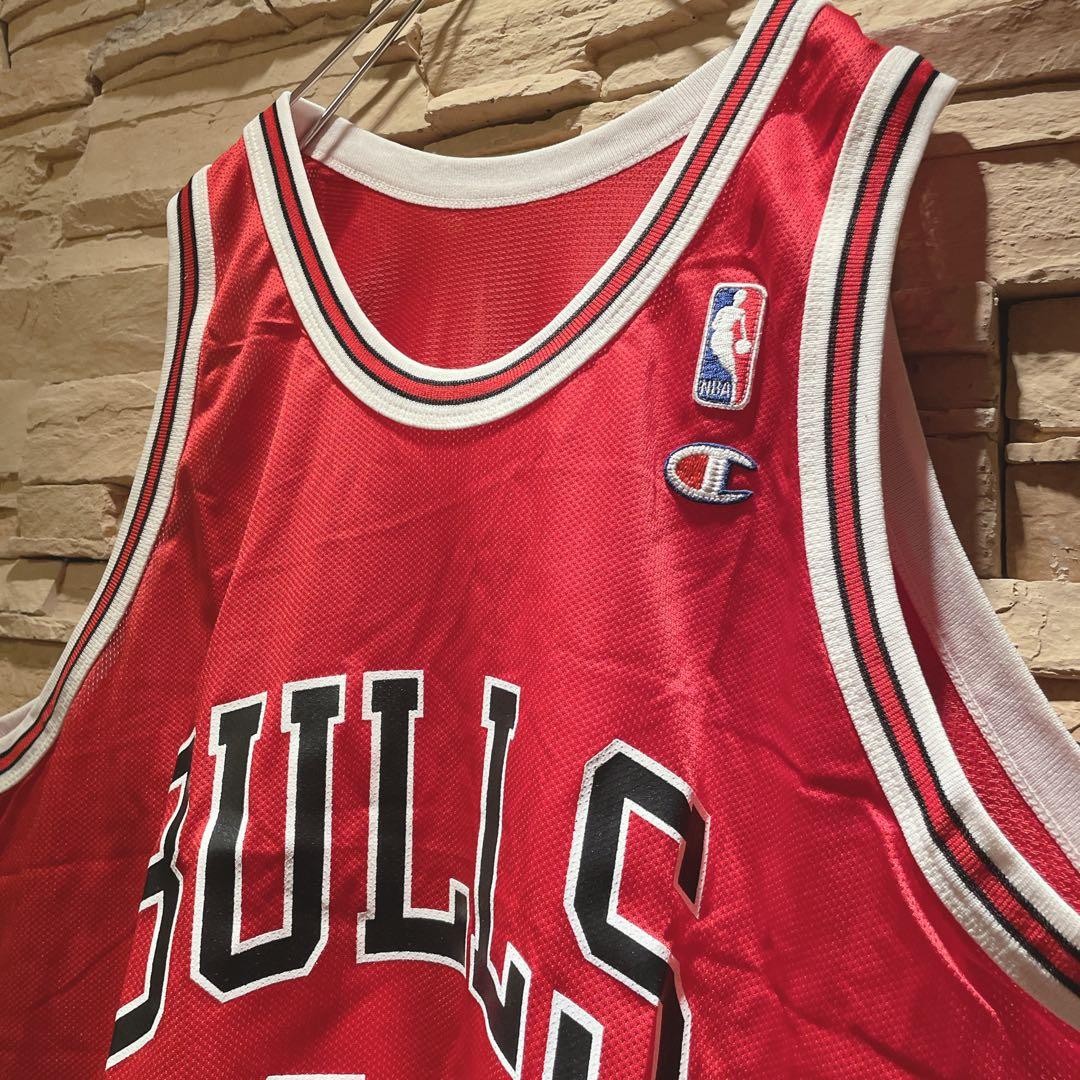 新品タグ付】champion×シカゴブルズ/幻背番号45/マイケルジョーダン
