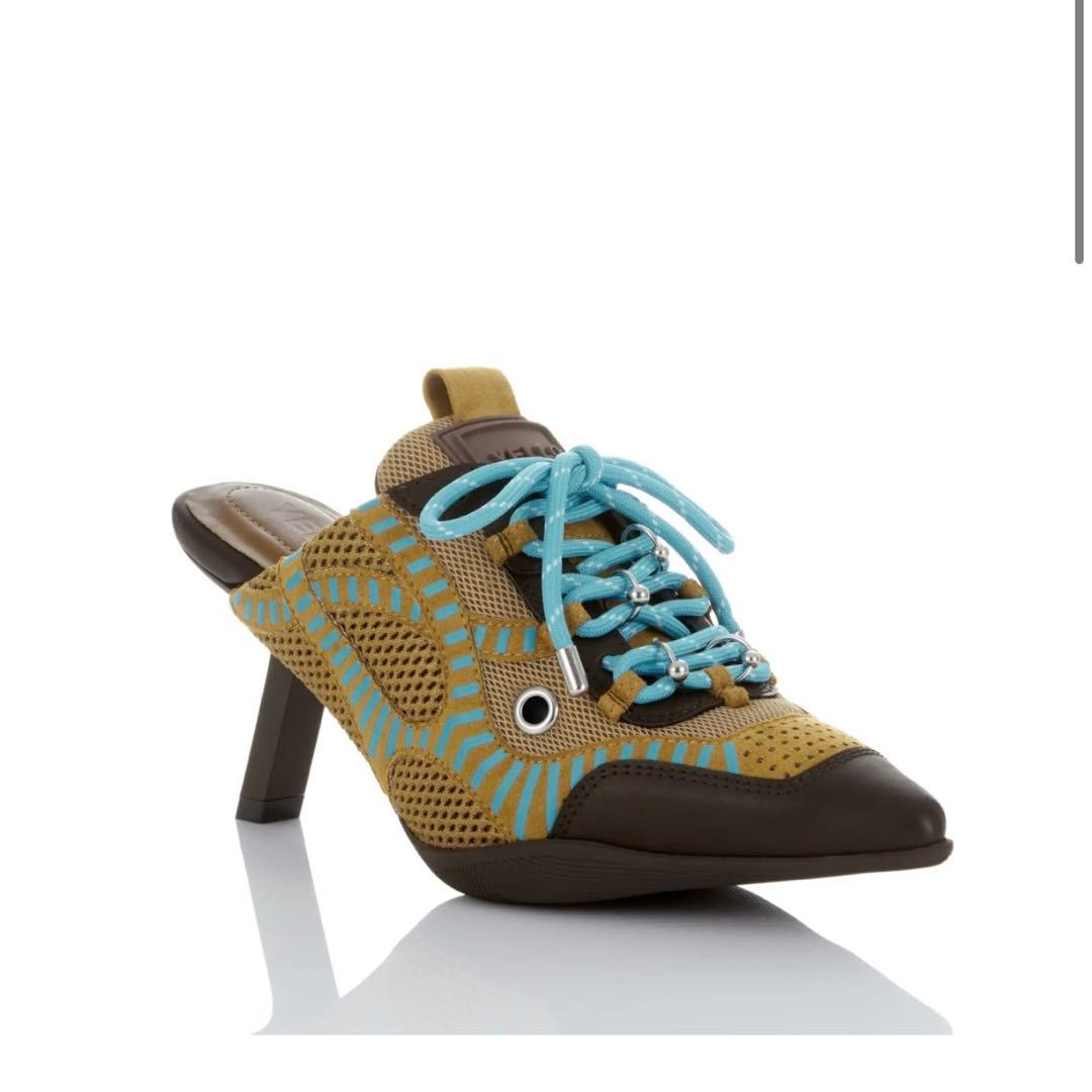 靴 yello BLUE BAYOU SNEAKER MULES YELLO / BLEACH SNEAKER MULES