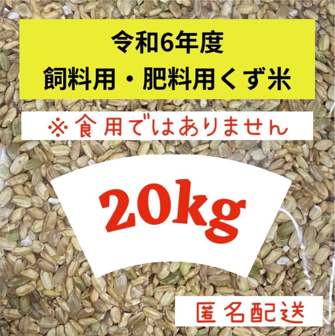 令和6年 くず米 飼料用 肥料用 20kg クズ米 玄米 鳥のエサ 滋賀県