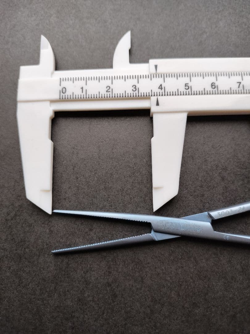 最終値下げ 新品 スキャンラン ブルー アルミ心臓血管外科 持針器 鋼製