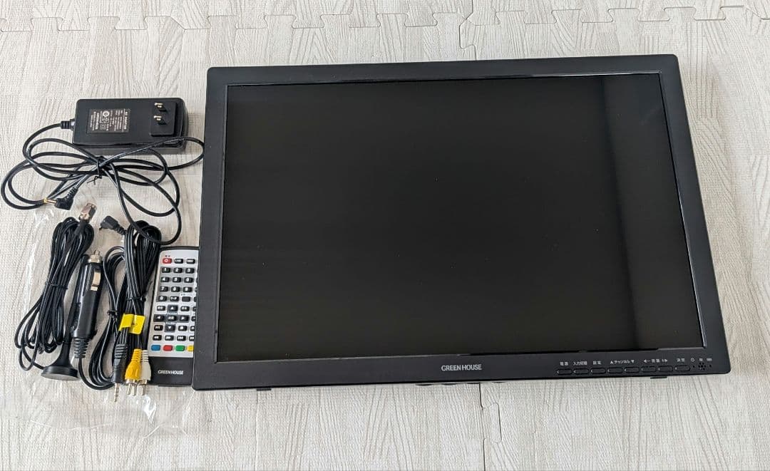 GREEN HOUSE★19インチポータブルテレビ★ GH-PTV19AG spot | GH-PTV19AG-BK | GREEN HOUSE グリーンハウス