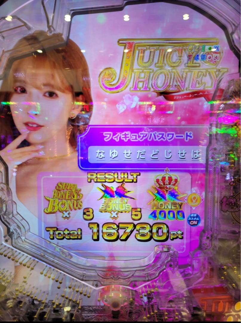 循環加工品！ パチンコ ジューシーハニー極嬢199 LT 選べるオプション