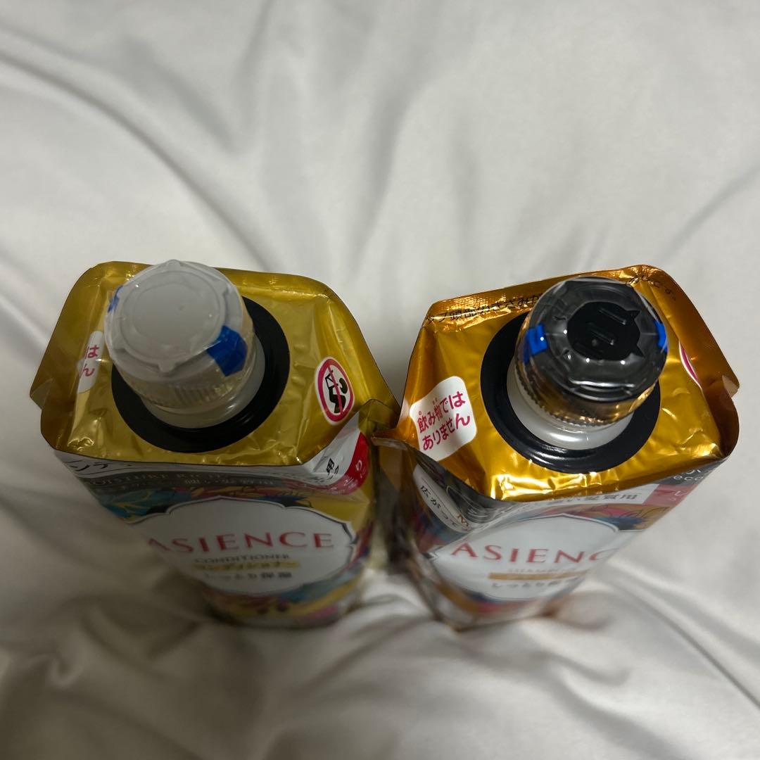 アジエンス しっとりタイプつめかえ用 シャンプー＆コンディショナー