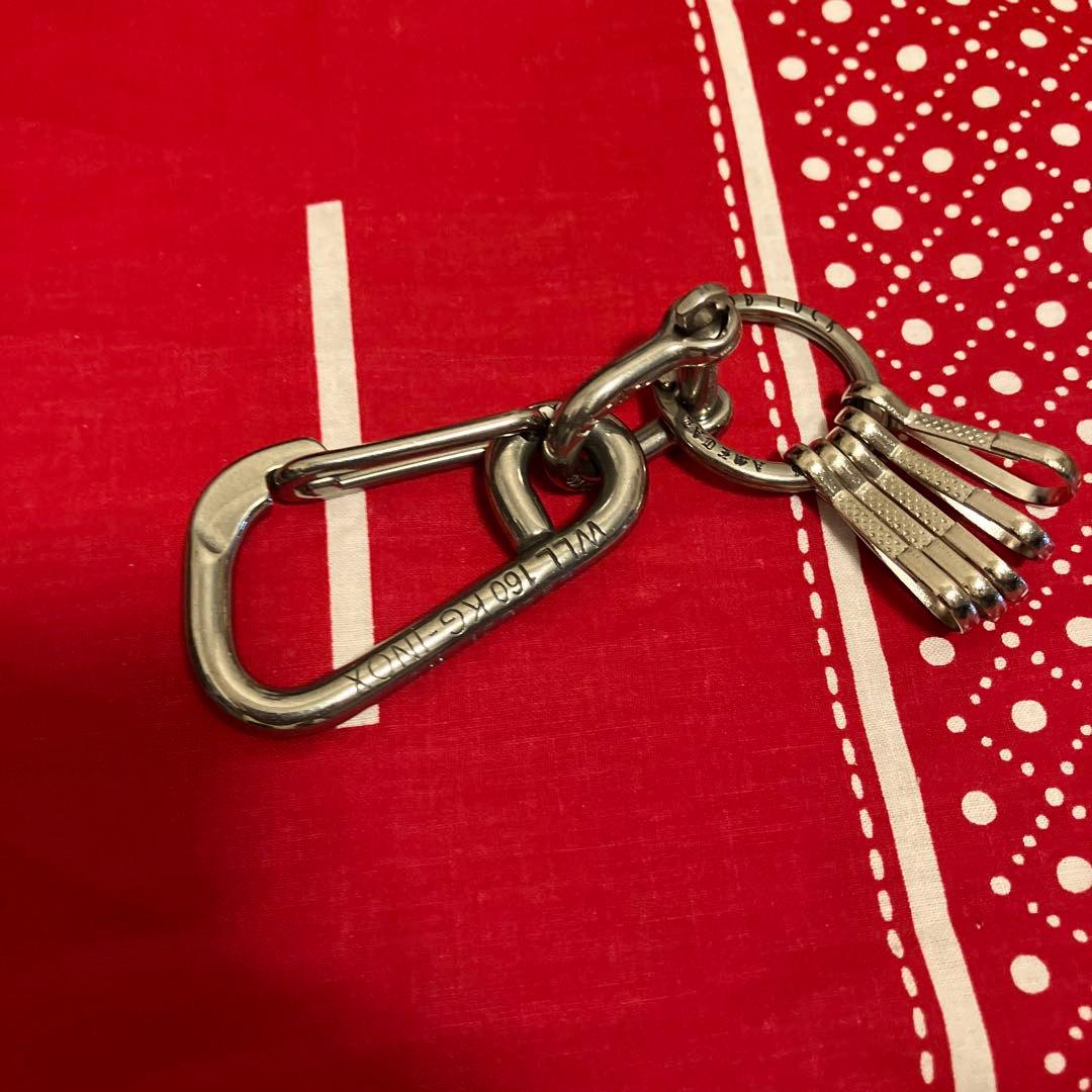 wichardカラビナ&シャックル 1950年代復刻キーリング使用 キーホルダー