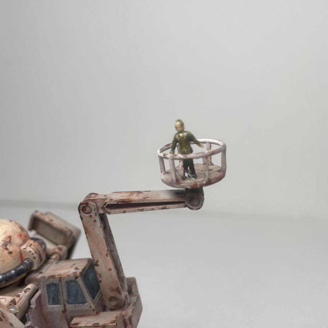 MSV ザクタンク 塗装完成品 ジオラマ台座付き