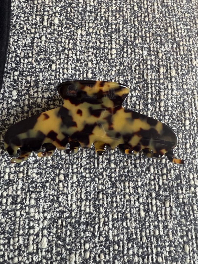 《美品》ALEXANDRE DE PARIS 鼈甲 ヘアクリップ L