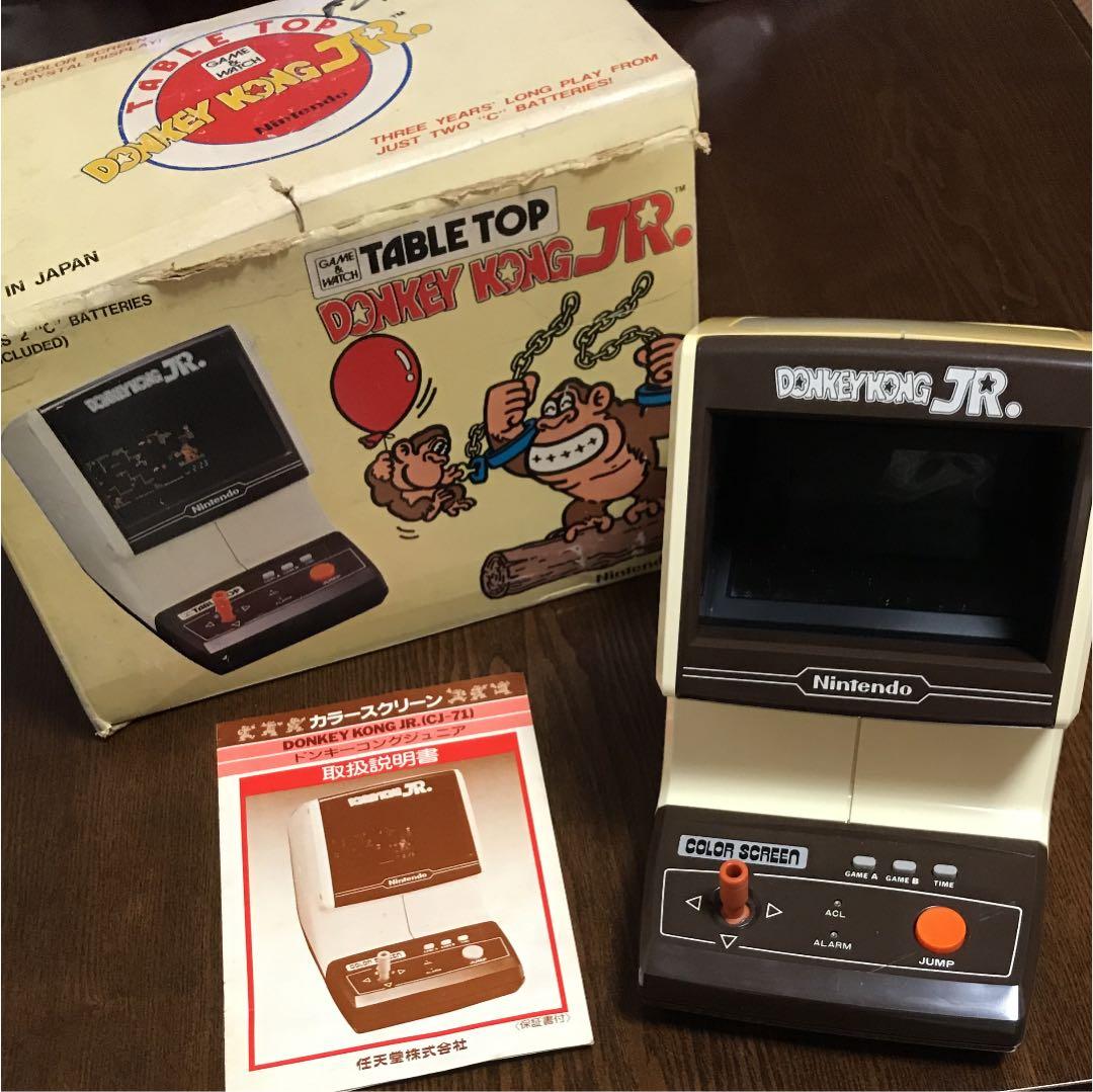 ドンキーゴングＪｒ． テーブルトップ 箱説あり 希少品】ドンキーコングJR テーブルトップ 任天堂(動作確認済み