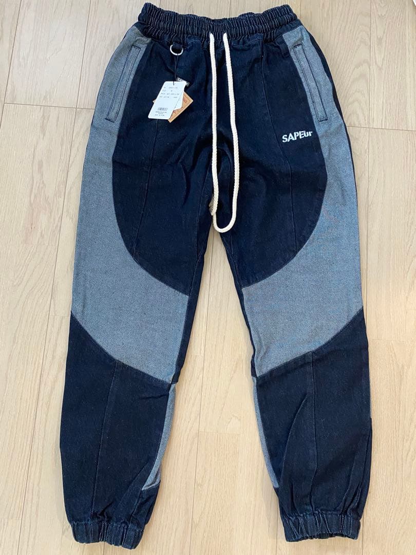 サプール sapeur デニムトラックパンツ M - メルカリ