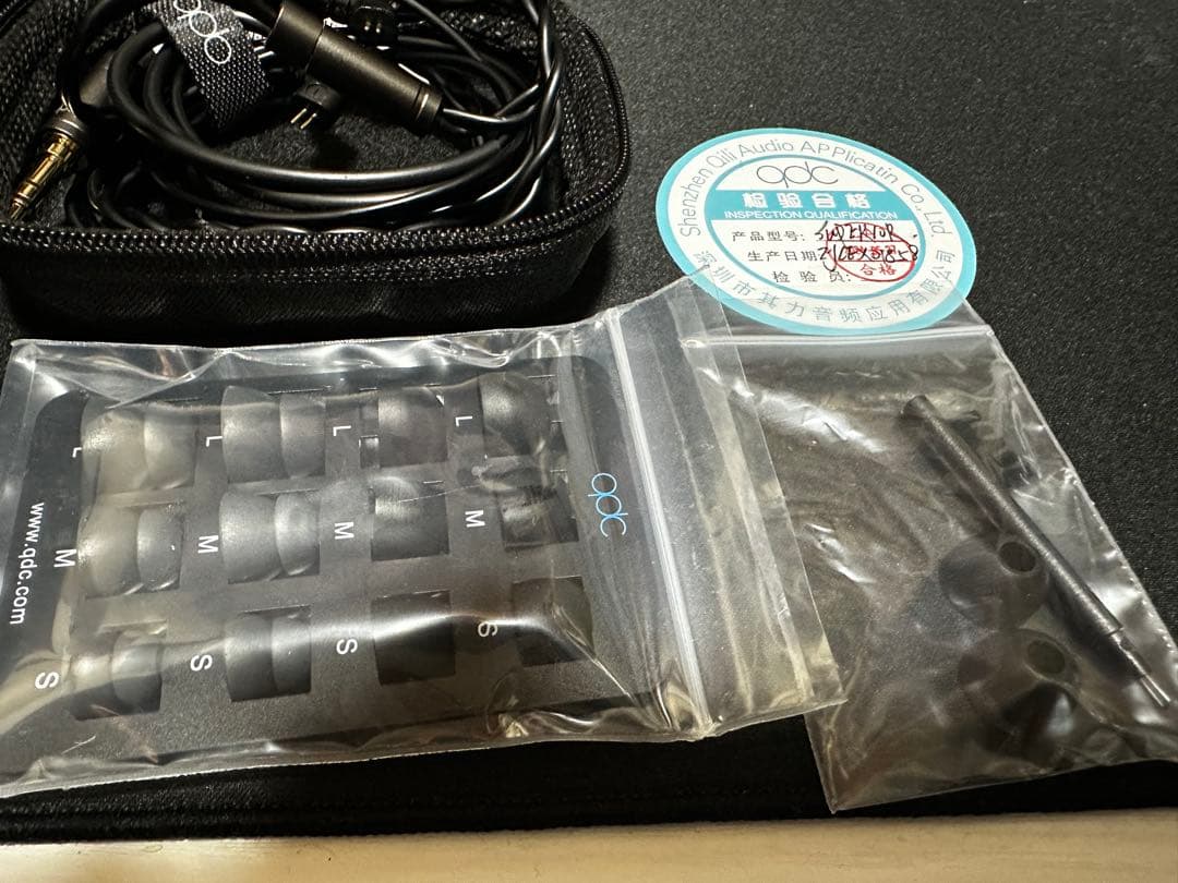 QDC SUPERIOR EX QDC純正　4.4mm バランス接続ケーブル付き