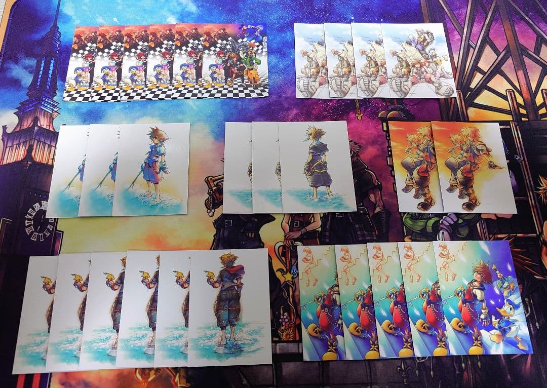 144枚『ソラ・ロクサス・ヴェントゥス』 キングダムハーツアート