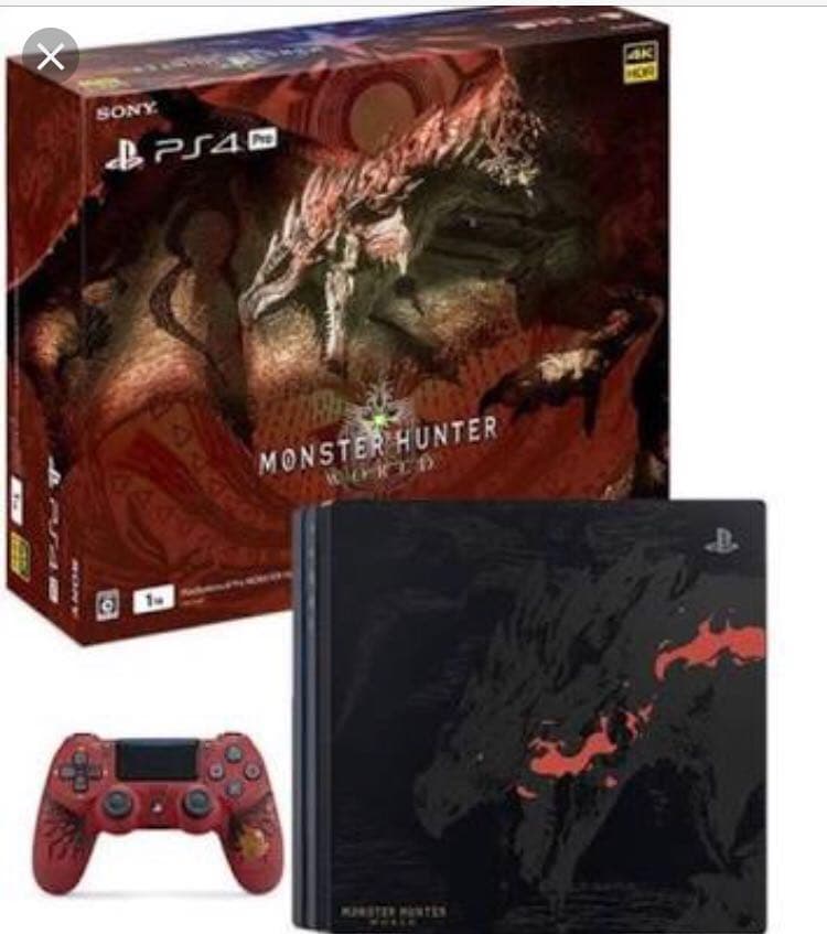 『即決不可』PS4 Pro 1TB  リオレウスエディション PlayStation4 Pro MONSTER HUNTER: WORLD LIOLAEUS EDITION【買取価格