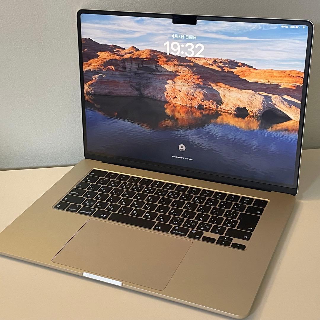 MacBook Air M2 15インチ RAM16GB/1TB スターライト