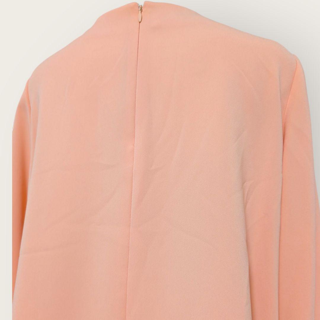 新品タグ付】ダーマコレクション サーモンピンク ブラウス 13号 DAMA